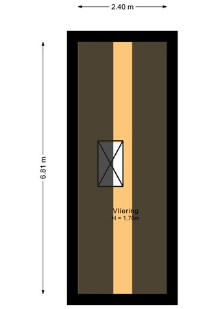 Floorplan - Prinses Margrietstraat 8, 3751 CP Bunschoten-Spakenburg